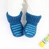 warm baby shoes (socks) "Calm" (size 0 m. - 4 y., knitted look)