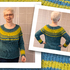 Hier geht's rund: Pullover mit Rundpasse