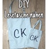 Anleitung DIY Lesetasche nähen