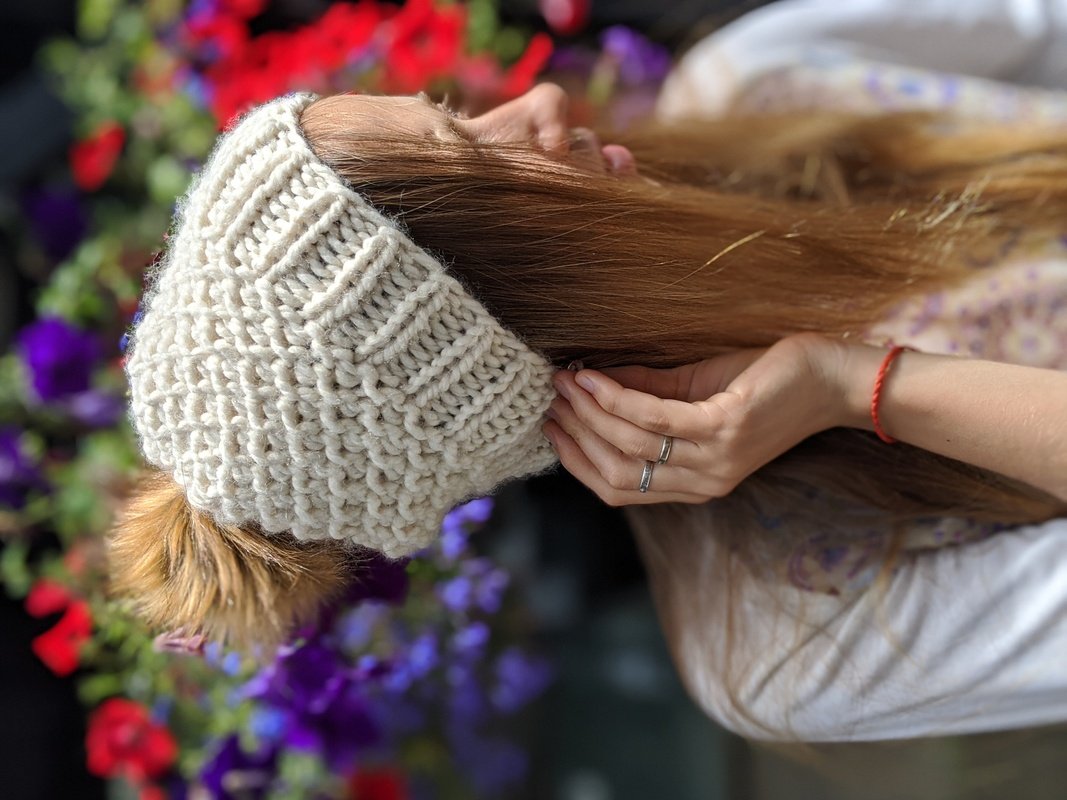 Snowflake Knit Hat Pattern - Photos and pictures