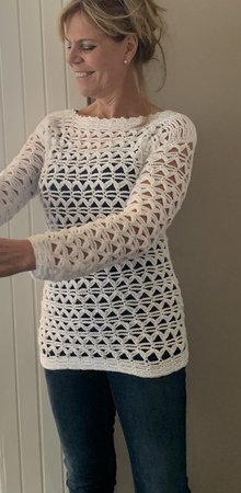 Pattern Caught in Triangles Sweater