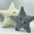 Crochet pattern for cuddly cushion "Star"