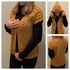 Pattern Slanted Squares Cardigan - Vest