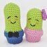 Crochet pattern Cactus Couple