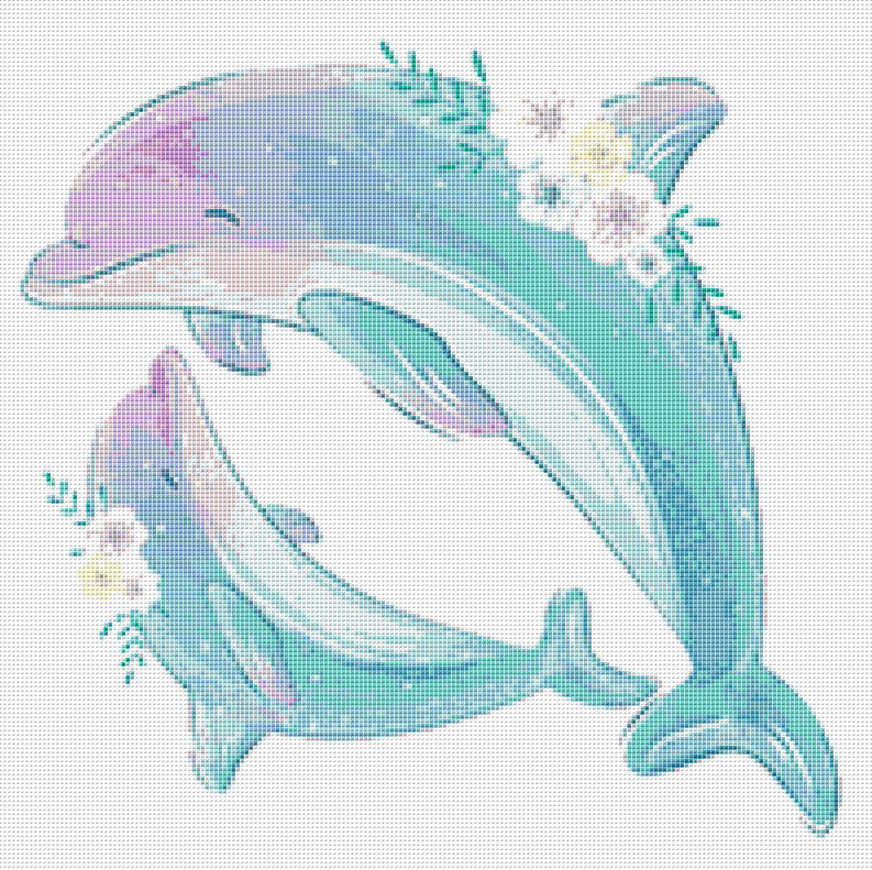 dolphins-2-cross-stitch-pattern-pdf-photos-and-pictures