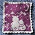 Crochet Pattern Washcloth "Bear Tobi - Night in the mountains"