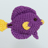 Crochet Pattern of Blub the Purple Tang