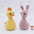 Küken und Hase • LuckyTwins • Amigurumi Häkelanleitung