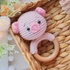 Crochet pattern Baby rattle Little piggy