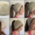 Crochet pattern Beanie for ponytails