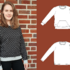 Tara – Pullover oder Sweater mit Bündchen & Kängurutasche, BU 80-116 A4+A0