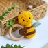 Crochet pattern Bee baby rattle