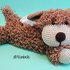 Crochet Pattern Dog Tissue Holder PDF Animal