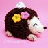 Hedgehog Crochet Pattern Tissue Holder PDF Animal