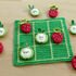 Crochet pattern for a popular family game tic tac toe "garden"