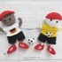 Häkelanleitung für Fußball-Maskottchen