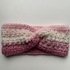 crochet twist knot headband pattern, 4 sizes