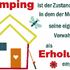 Bungalow Camping ist Erholung Stickdatei