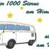 Camping Bus - Lieber 1000 Sterne am Himmel, Camping Stickdatei