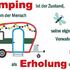 Camping Anhänger Hänger - Camping ist Erholung Stickdatei