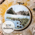 Stickvorlage Milford Sound Neuseeland | Handstickerei