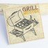 Stickdatei Grill Männer Untersetzer ITH Stickdatei 10x10cm