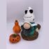 Pattern Halloween Gnome with Ghost Hat