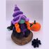 Pattern Halloween Gnome Witch