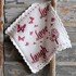 Double Knitting Pattern Dishcloth / Washcloth "Live Love Laugh"