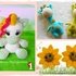 Crochet pattern x 3!! Unicorn, sunflower, giraffe. Ternura Amigurumi