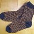 Strickanleitung Socken "Treppen"