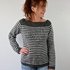 Knitting pattern Raglansweater "Stripes and Buttons"