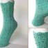 "Die Häkelsocken", No4, Toe-Up, wie gestrickt, Gr-34-45