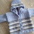 Strickanleitung Baby Kapuzenjacke Größe 56/62!