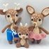 Crochet Pattern - Deer Family (Amigurumi)