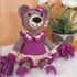 Miss Violett - crochetpattern teddy