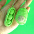 2 in 1 Bundle Avocado and Peas in Pod Key Chain Crochet Pattern