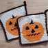 Crochet Pattern for a potholder "Halloween"