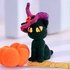 Black cat. Halloween decor. Crochet pattern