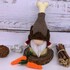 Crochet Pattern Thanksgiving Gnome with Turkey Leg