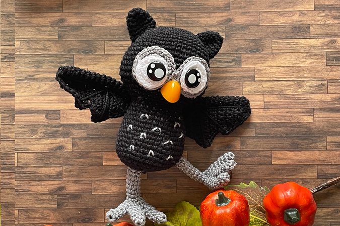 Eulen-Set Halloween Special Häkelanleitung Amigurumi