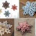 Economy Set Snowflakes "Neve" and "Jule" - Winter Decoration, Christmas