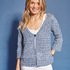 Häkelanleitung: Schlichter Cardigan in Jeansblau