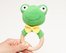 Crochet frog rattle pattern, frog teether pattern