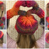 Wendebeanie mit wendbaren Handschuhen "Flauschi"