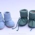 Häkelanleitung für warme Babyschuhe in 3 Größen (9,5 cm, 11 cm, 12,5 cm)