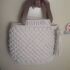 Pinecone style hand bag crochet pattern