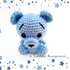 Crochet pattern Little bear PDF English - Deutsch - Dutch