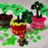 Good luck clover in flower pot – crochet pattern