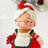 Mrs. Claus Crochet Pattern (Santa wifey, Granny Clause) Amigurumi